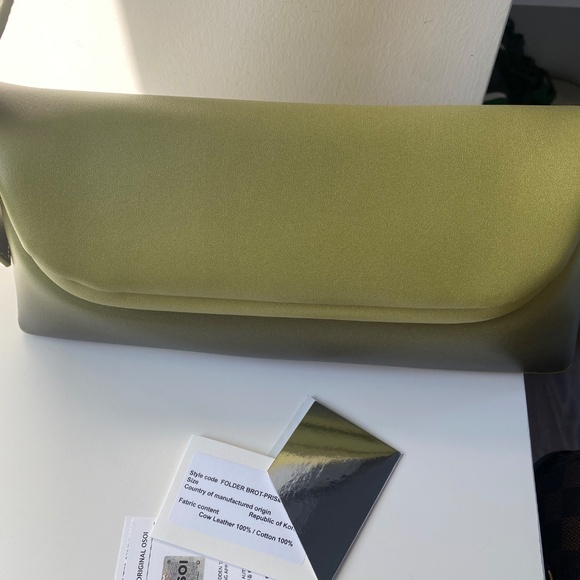 OSOI Green folder brot leather bag - Picture 5 of 9